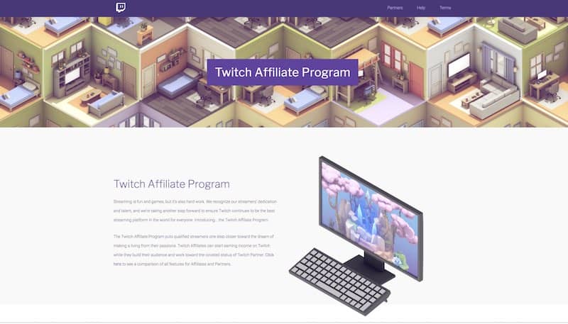 Gaming and Twitch Affiliate Programs